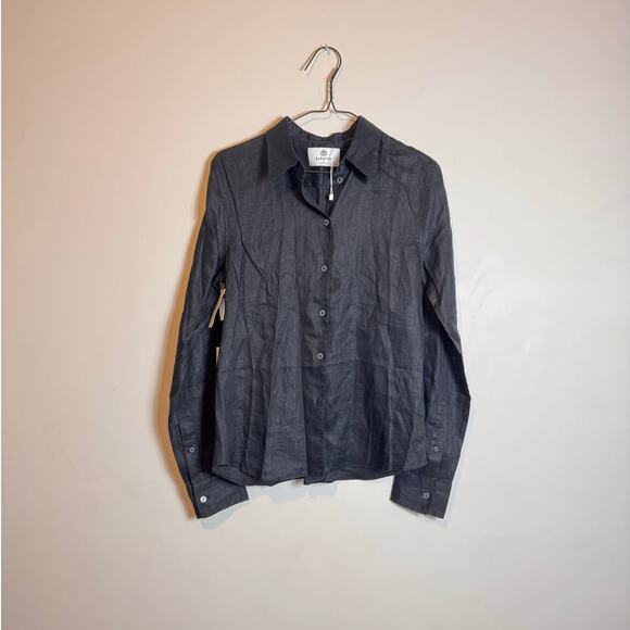 NWT Aritzia Babaton Essential Relaxed Linen Shirt - Size S - Picture 3 of 8